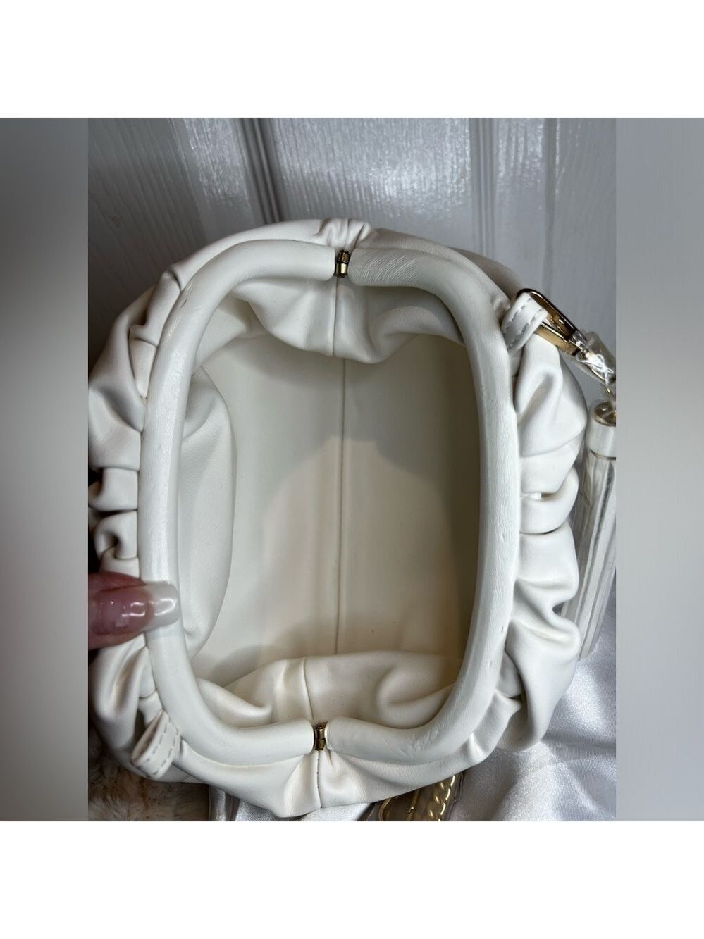 UNDERSTATED LEATHER CLUTCH CROSSBODY VEGAN LEATHER - Picture 3 of 12